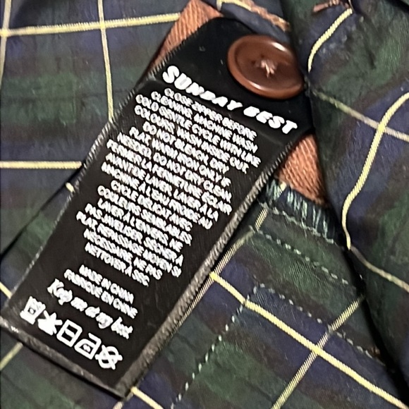 Sunday Best wide pile brow Corduroy Pants.  Wide leg, high waist, long. Size 4 - Picture 3 of 9